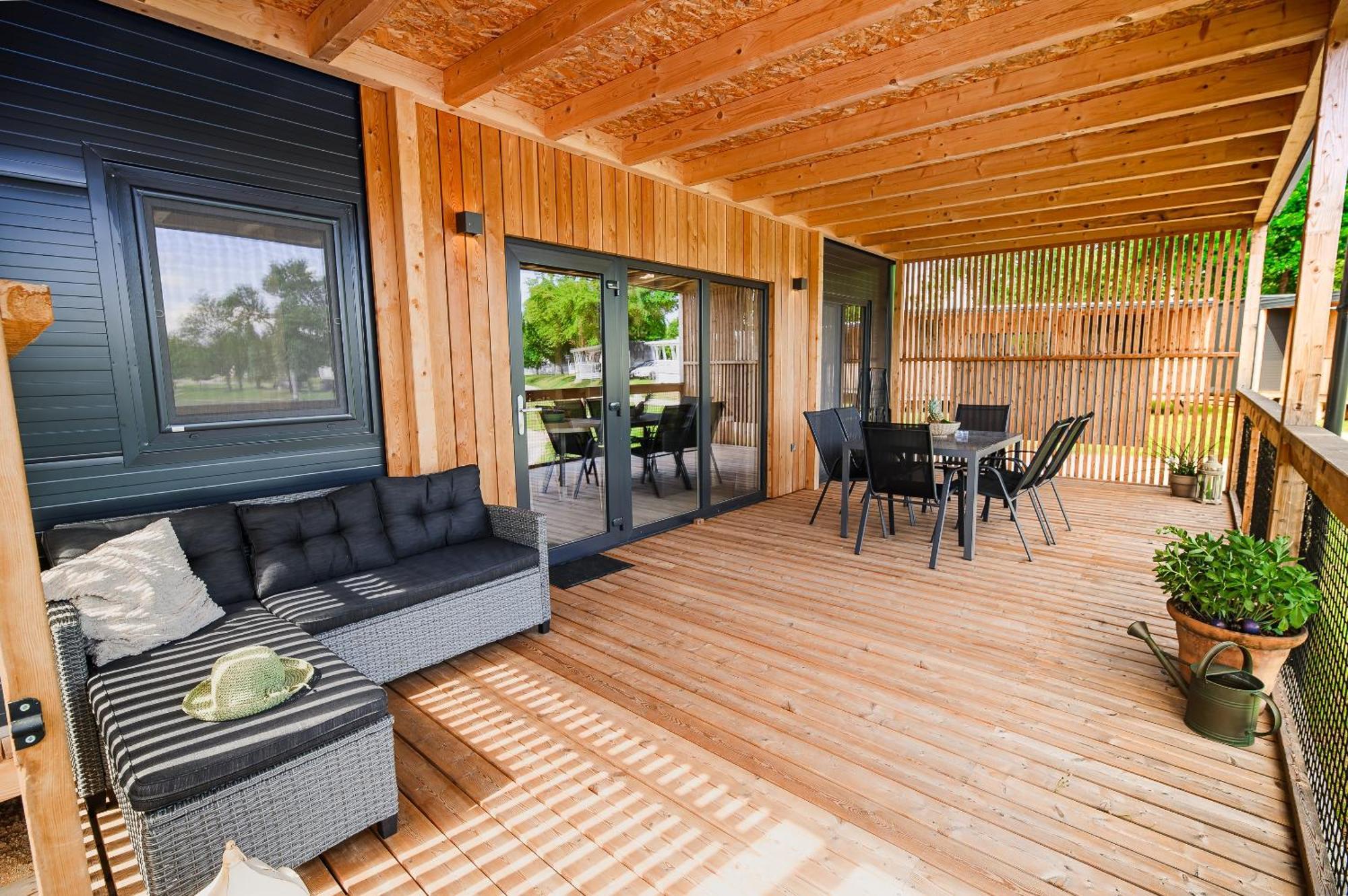Premium Mobile Homes With Thermal Riviera Tickets Catez ob Savi Esterno foto
