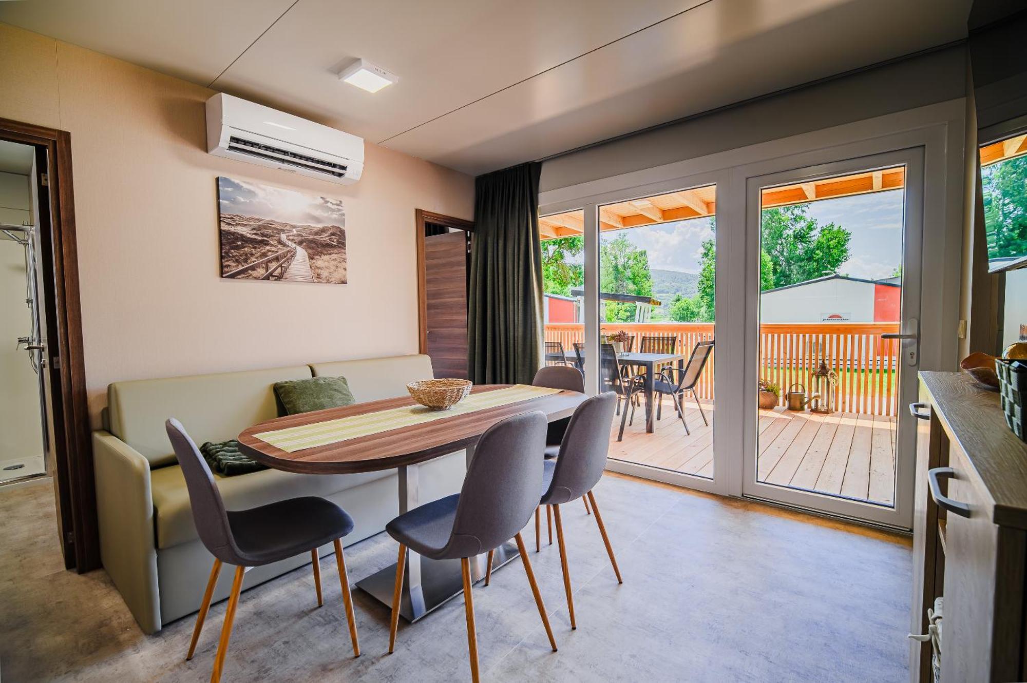 Premium Mobile Homes With Thermal Riviera Tickets Catez ob Savi Esterno foto