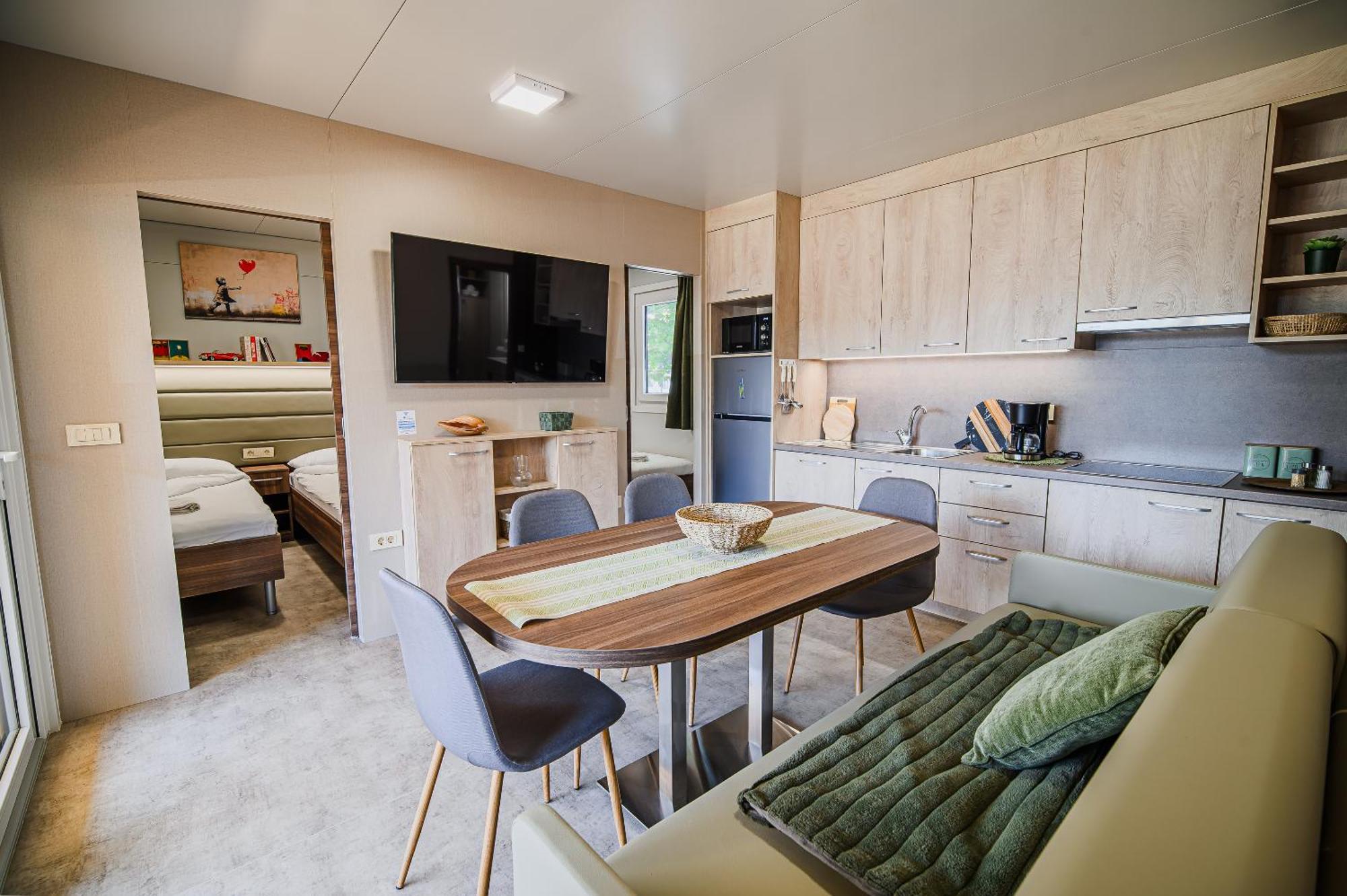 Premium Mobile Homes With Thermal Riviera Tickets Catez ob Savi Esterno foto